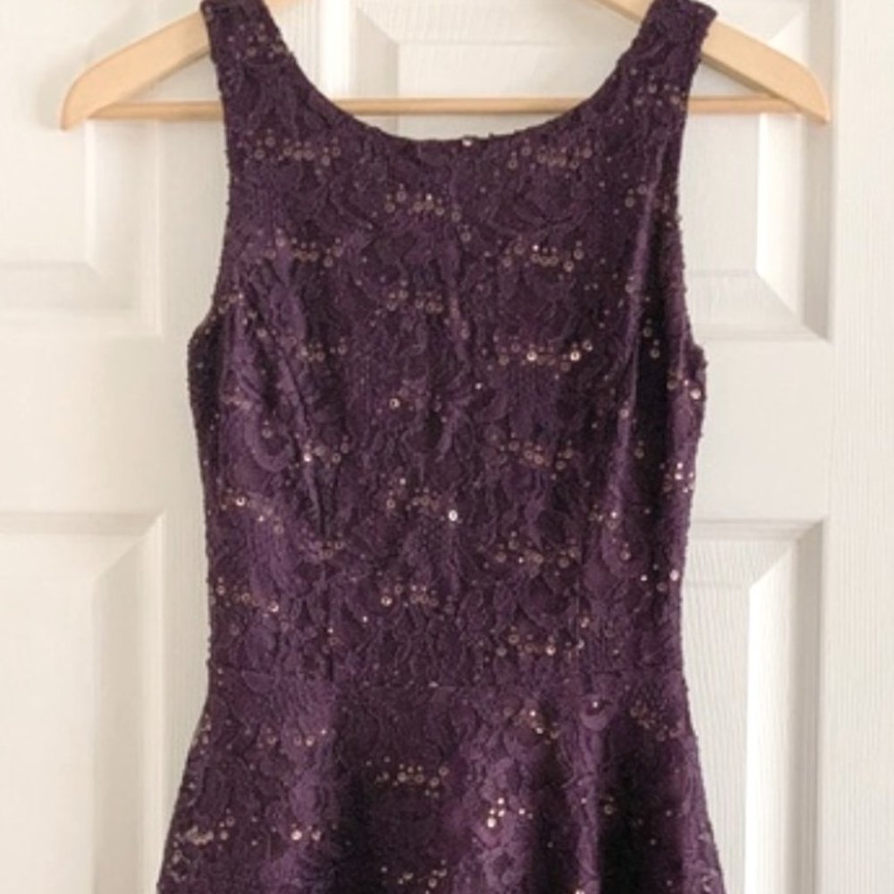 Speechless Purple Sequin Homecoming Dress Size 3